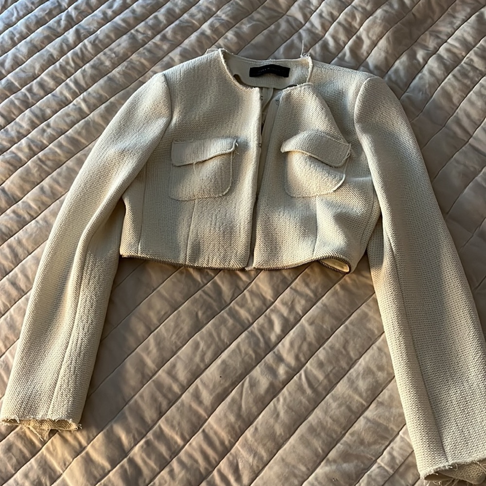 Zara crop jacket